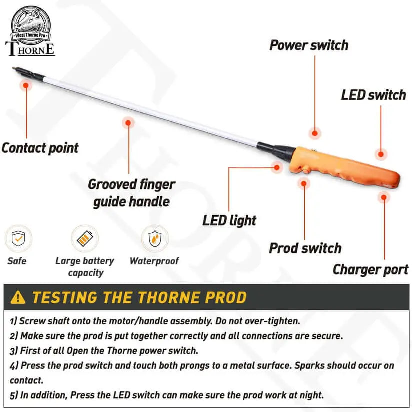 West Thorne Pro Cattle Prod A Kit - westthornepro